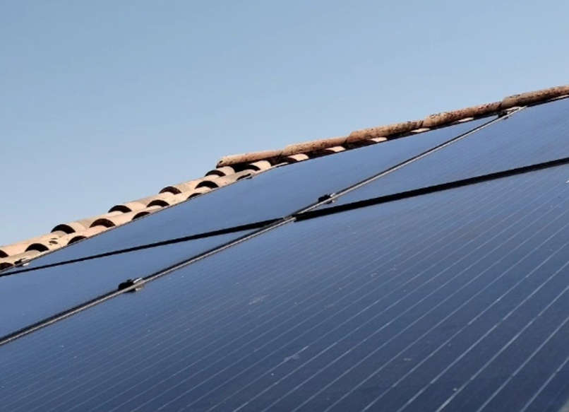 Panneaux solaires après nettoyage – Arles